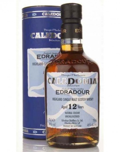 Garcias - Vinhos e Bebidas Espirituosas - WHISKY MALTE EDRADOUR 12 ANOS CALEDONIA C/TUBO  1