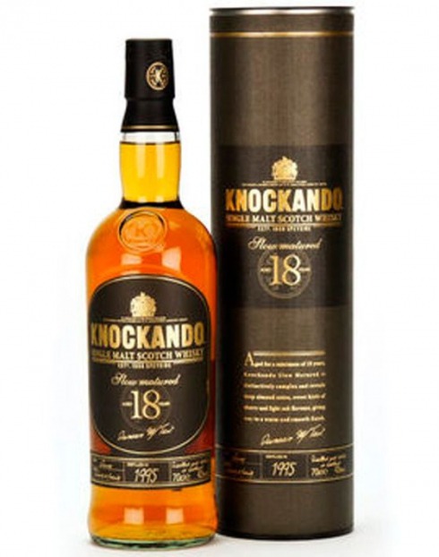 Garcias - Vinhos e Bebidas Espirituosas - WHISKY MALTE KNOCKANDO 18 ANOS SLOW MATURED 95 1