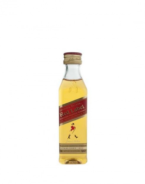 Garcias - Vinhos e Bebidas Espirituosas - WHISKY JOHNNIE WALKER RED MINIATURA 1 Imagem Zoom