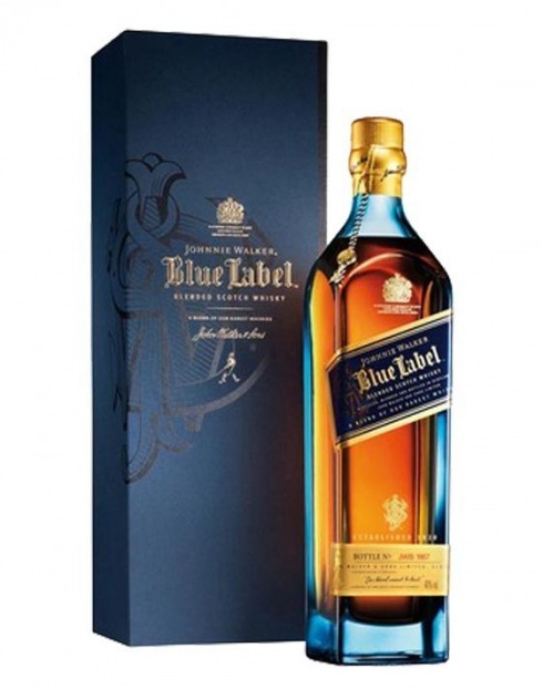 Garcias - Vinhos e Bebidas Espirituosas - WHISKY JOHNNIE WALKER BLUE LABEL C/ ESTOJO 1