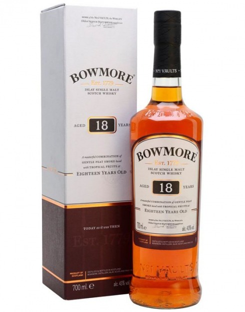 Garcias - Vinhos e Bebidas Espirituosas - WHISKY MALTE BOWMORE 18 ANOS C/CX  1