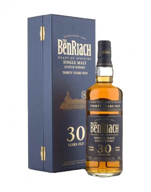 Garcias - Vinhos e Bebidas Espirituosas - WHISKY MALTE BENRIACH  30 ANOS C/ESTOJO 1