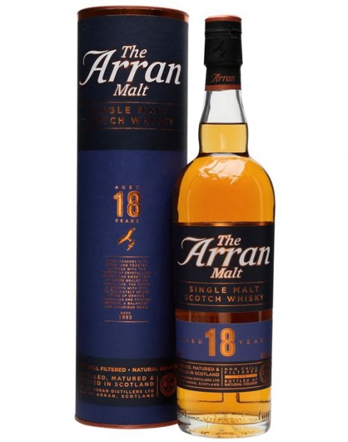 Garcias - Vinhos e Bebidas Espirituosas - WHISKY MALTE ARRAN 18 ANOS C/TUBO  1