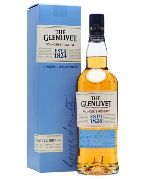 Garcias - Vinhos e Bebidas Espirituosas - WHISKY MALTE GLENLIVET FOUNDERS RESERVE 1