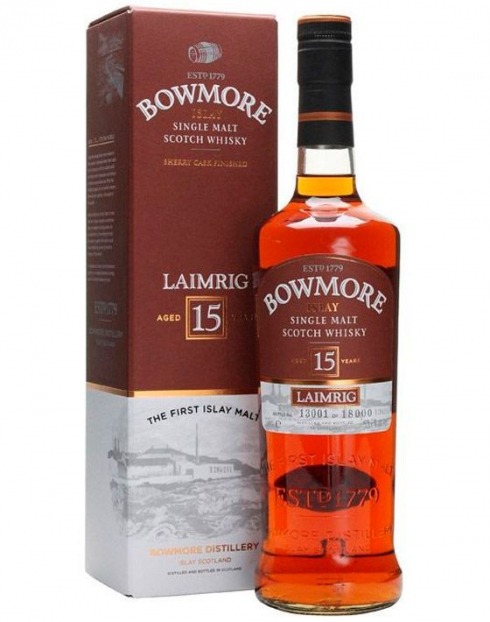 Garcias - Vinhos e Bebidas Espirituosas - WHISKY MALTE BOWMORE 15 ANOS DARKEST C/CX  1