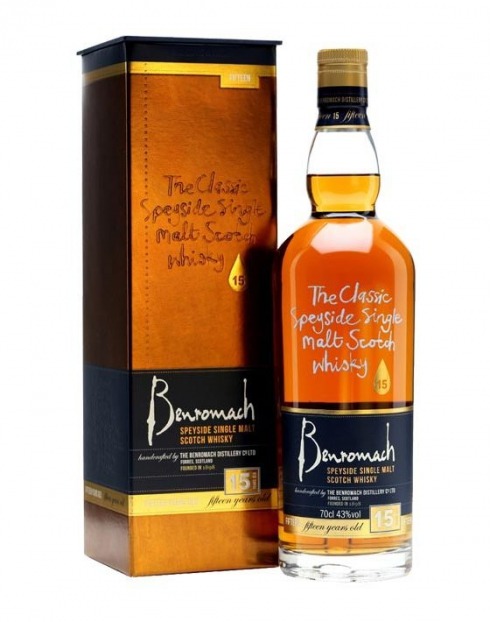 Garcias - Vinhos e Bebidas Espirituosas - WHISKY MALTE BENROMACH SPEYSIDE 15 ANOS C/CX 1