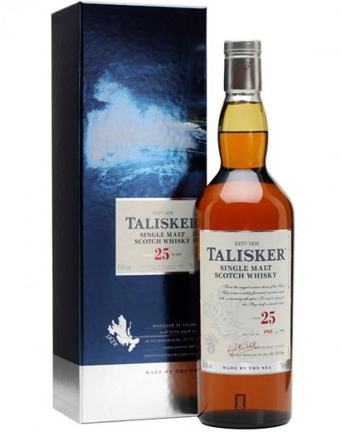 Garcias - Vinhos e Bebidas Espirituosas - WHISKY MALTE TALISKER 25 ANOS  C/CX  1