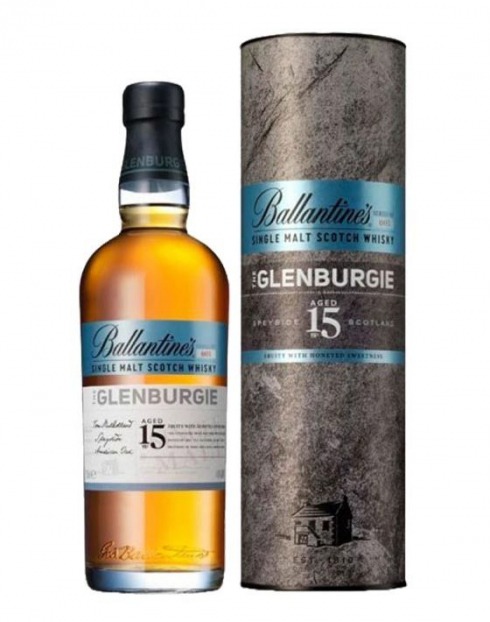 Garcias - Vinhos e Bebidas Espirituosas - WHISKY BALLANTINES 15ANOS GLENBURGIE C/ CAIXA 1