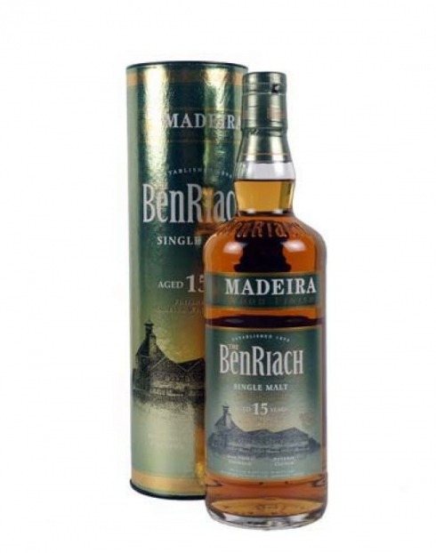 Garcias - Vinhos e Bebidas Espirituosas - WHISKY MALTE BENRIACH 15 ANOS MADEIRA WINE WOOD  1