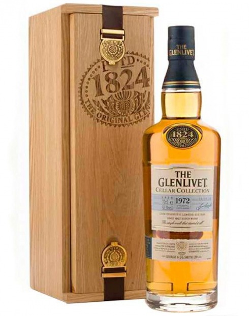 Garcias - Vinhos e Bebidas Espirituosas - WHISKY MALTE GLENLIVET CELLAR 1972 1