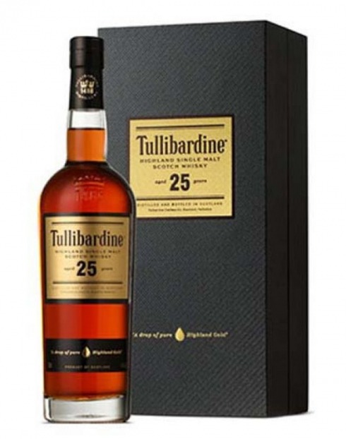 Garcias - Vinhos e Bebidas Espirituosas - WHISKY MALTE TULLIBARDINE 25 ANOS C/ESTOJO  1