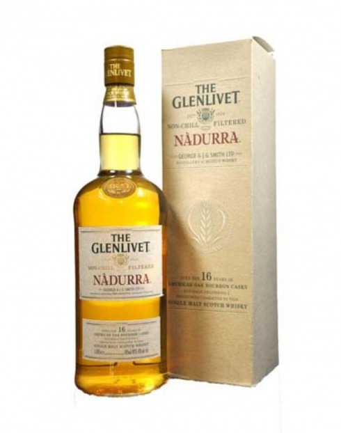 Garcias - Vinhos e Bebidas Espirituosas - WHISKY MALTE GLENLIVET 16 ANOS NADURRA C/CX 1L 1