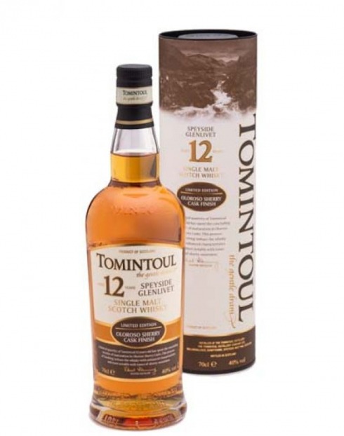 Garcias - Vinhos e Bebidas Espirituosas - WHISKY MALTE TOMINTOUL 12 ANOS SHERRY FINISH  1