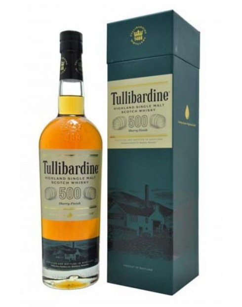 Garcias - Vinhos e Bebidas Espirituosas - WHISKY MALTE TULLIBARDINE SHERRY 500 C/CX  1