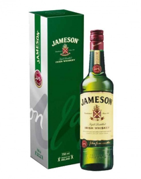 Garcias - Vinhos e Bebidas Espirituosas - WHISKY JAMESON C/ CAIXA 1