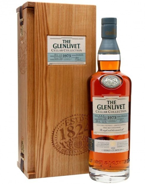 Garcias - Vinhos e Bebidas Espirituosas - WHISKY MALTE GLENLIVET CELLAR 1973 1