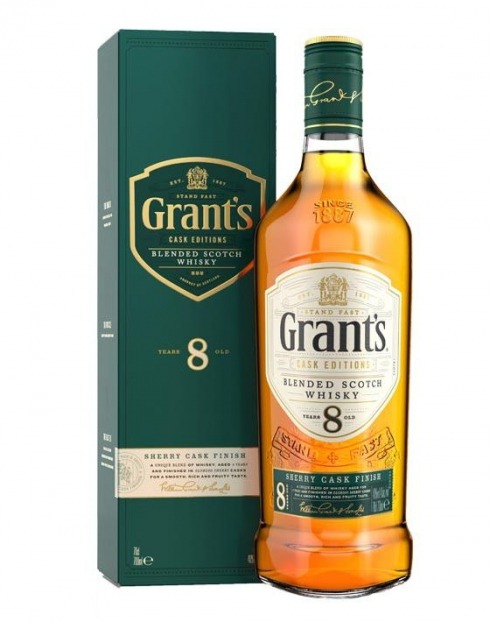 Garcias - Vinhos e Bebidas Espirituosas - WHISKY GRANT'S 8 ANOS 1