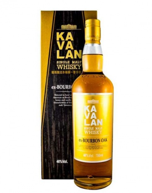 Garcias - Vinhos e Bebidas Espirituosas - WHISKY MALTE KAVALAN EX-BORBON OAK C/ CAIXA 1