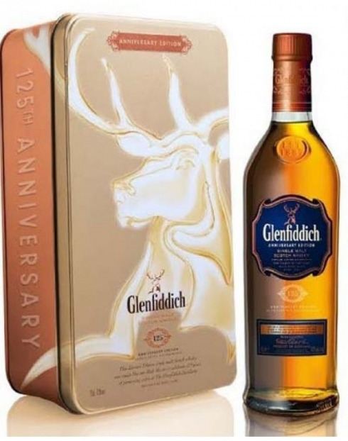 Garcias - Vinhos e Bebidas Espirituosas - WHISKY MALTE GLENFIDDICH 125TH ANNIVERSARY  1