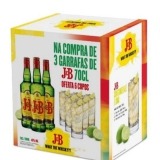 Garcias - Vinhos e Bebidas Espirituosas - WHISKY J&B PACK (3 GFS 0,70L + 6 COPOS) 1 Thumb