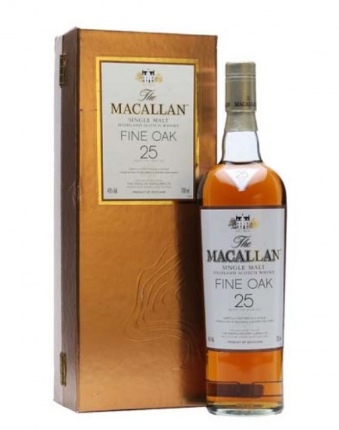 Garcias - Vinhos e Bebidas Espirituosas - WHISKY MALTE MACALLAN FINE OAK 25 ANOS C/CX  1