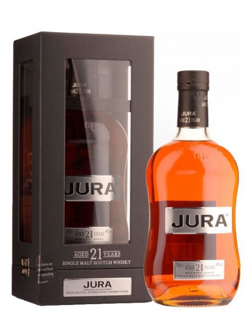 Garcias - Vinhos e Bebidas Espirituosas - WHISKY MALTE ISLE OF JURE 21 ANOS C/CX  1