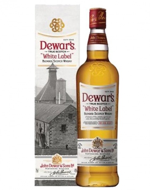 Garcias - Vinhos e Bebidas Espirituosas - WHISKY DEWAR'S WHITE LABEL COM CAIXA 1