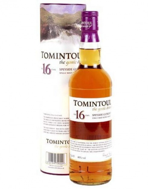 Garcias - Vinhos e Bebidas Espirituosas - WHISKY MALTE TOMINTOUL 16 ANOS   1