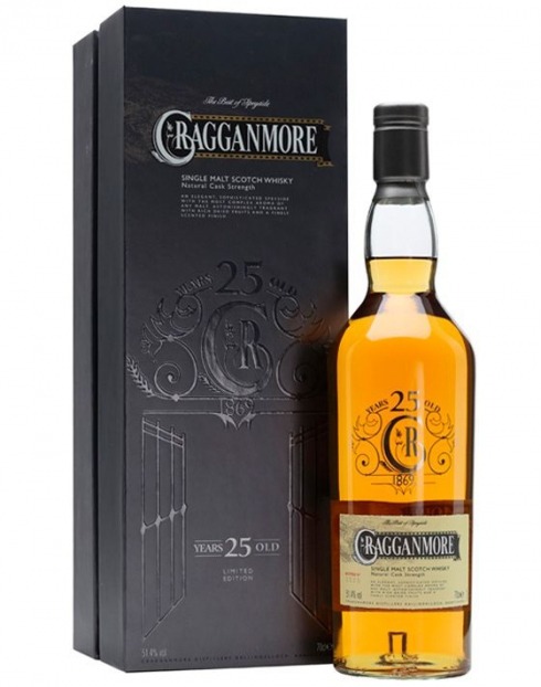 Garcias - Vinhos e Bebidas Espirituosas - WHISKY MALTE CRAGGANMORE 25 ANOS C/CX  1