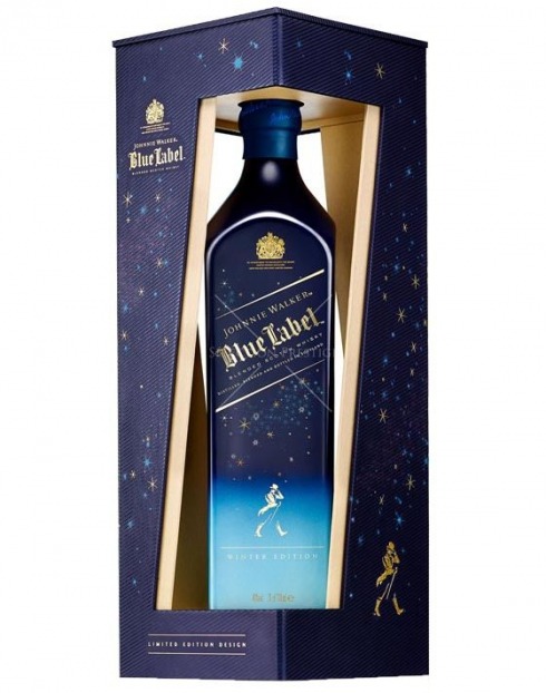 Garcias - Vinhos e Bebidas Espirituosas - WHISKY JOHNNIE WALKER BLUE WINTER WONDERLAND  1
