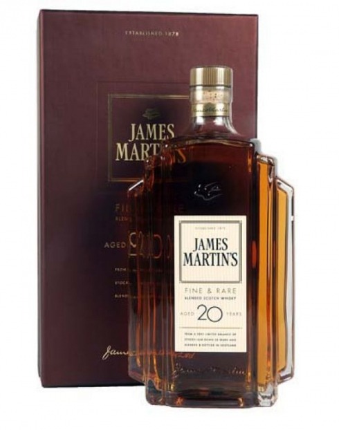 Garcias - Vinhos e Bebidas Espirituosas - WHISKY JAMES MARTIN´S 20 ANOS  1