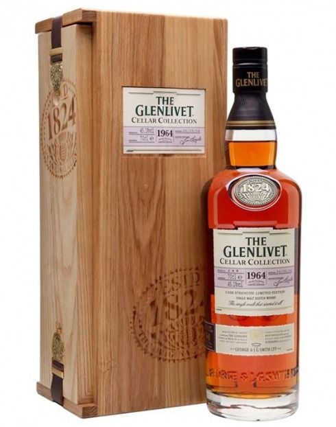 Garcias - Vinhos e Bebidas Espirituosas - WHISKY MALTE GLENLIVET CELLAR 1964 1