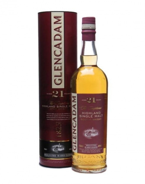 Garcias - Vinhos e Bebidas Espirituosas - WHISKY MALTE GLENCADAM 21 ANOS C/TUBO 1