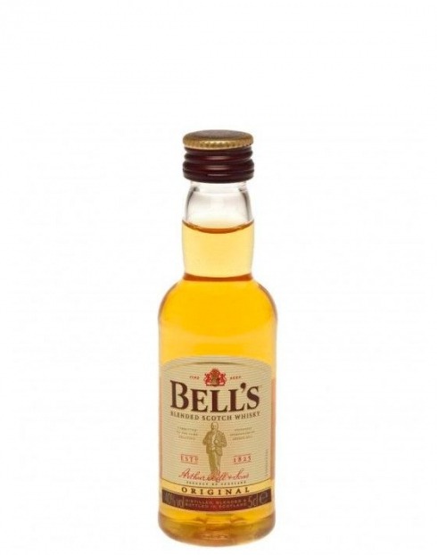 Garcias - Vinhos e Bebidas Espirituosas - WHISKY BELLS C/R 0.05L 1