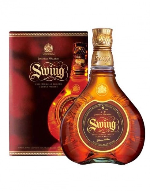 Garcias - Vinhos e Bebidas Espirituosas - WHISKY JOHNNIE WALKER SWING C/ CAIXA 1