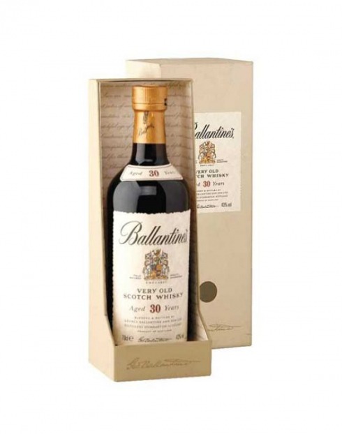 Garcias - Vinhos e Bebidas Espirituosas - WHISKY BALLANTINES 30 ANOS C/CX  1