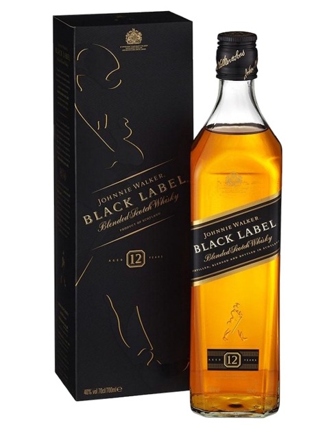 Garcias - Vinhos e Bebidas Espirituosas - WHISKY JOHNNIE WALKER B. LABEL C/R  1