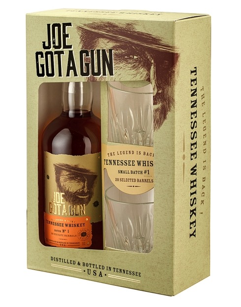 Garcias - Vinhos e Bebidas Espirituosas - WHISKY JOE GOT A GUN TENNESSEE C/2 COPOS 1