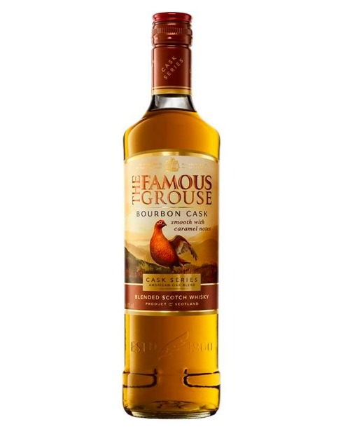 Garcias - Vinhos e Bebidas Espirituosas - WHISKY FAMOUS GROUSE BOURBON CASK S/ CAIXA 1