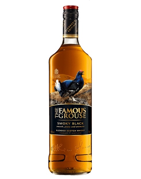 Garcias - Vinhos e Bebidas Espirituosas - WHISKY FAMOUS GROUSE SMOKY BLACK 1L 1