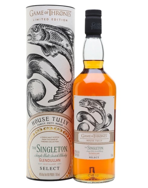 Garcias - Vinhos e Bebidas Espirituosas - WHISKY MALTE SINGLETON HOUSE TULLY GAME OF THRONES COLLECTION 1