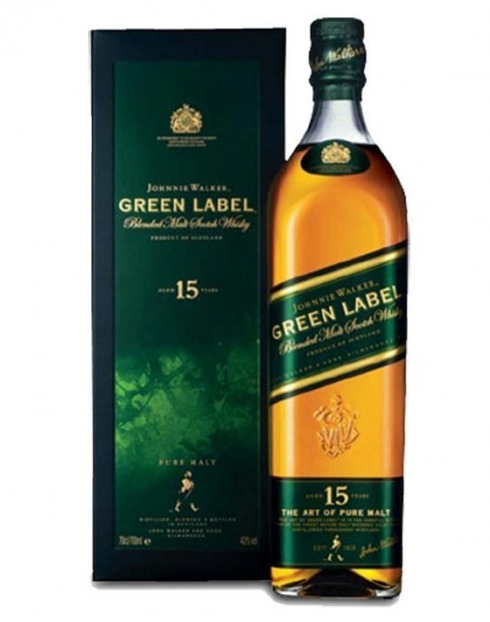 Garcias - Vinhos e Bebidas Espirituosas - WHISKY MALTE JOHNNIE WALKER GREEN 15A  1