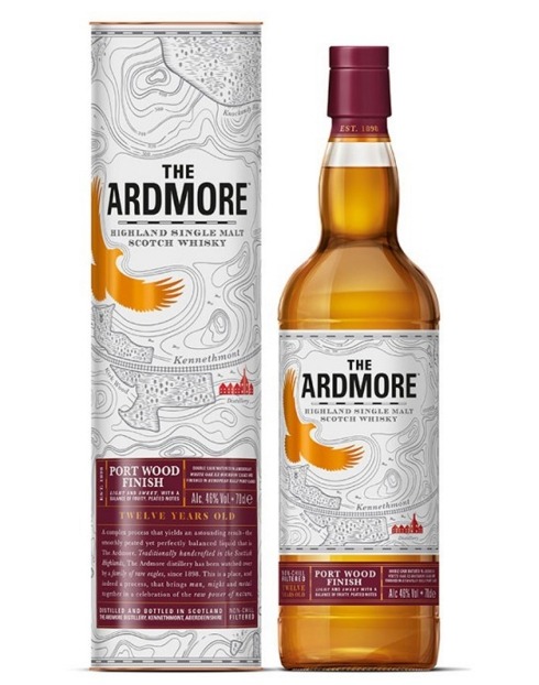 Garcias - Vinhos e Bebidas Espirituosas - WHISKY MALTE ARDMORE 12 ANOS PORTWOOD 1