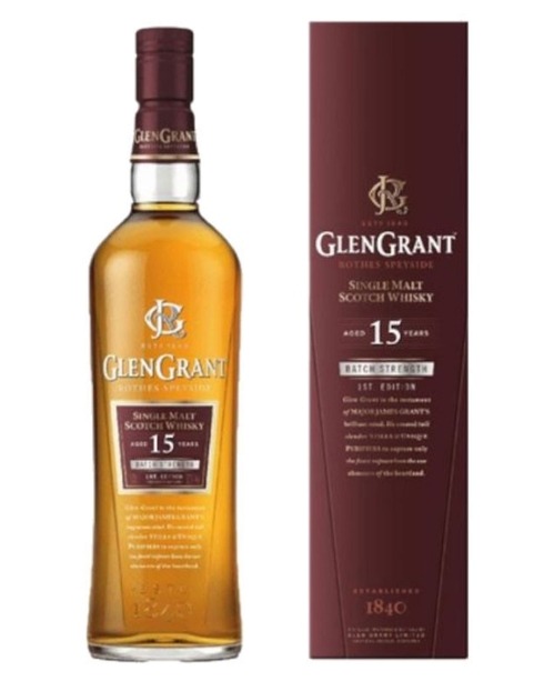 Garcias - Vinhos e Bebidas Espirituosas - WHISKY MALTE GLEN GRANT 15 ANOS C/CX  1