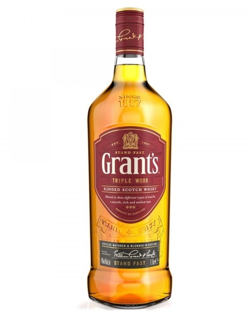 Garcias - Vinhos e Bebidas Espirituosas - WHISKY GRANTS TRIPLE WOOD 8 ANOS 1