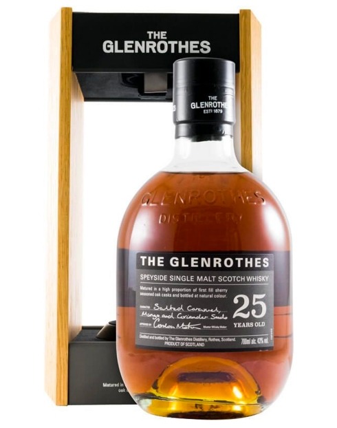 Garcias - Vinhos e Bebidas Espirituosas - WHISKY MALTE GLENROTHES 25 ANOS 1