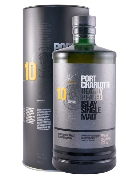 Garcias - Vinhos e Bebidas Espirituosas - WHISKY MALTE BRUICHLADDICH 10 ANOS PORT CHARLOTTE 1L 1