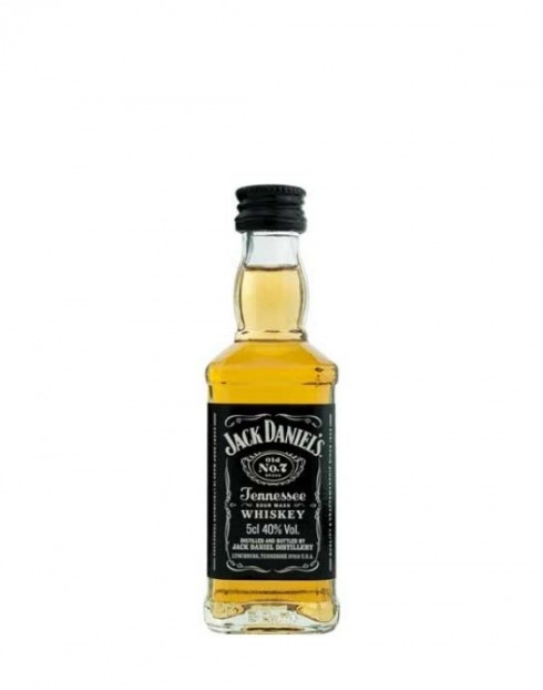 Garcias - Vinhos e Bebidas Espirituosas - WHISKY JACK DANIEL'S 5CL MINIATURA  1